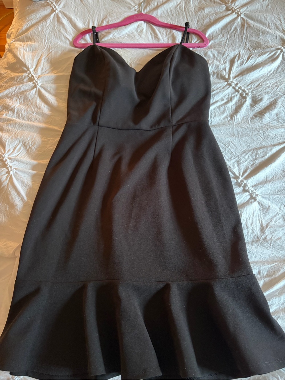 Crystal Doll Black Strapless Sweetheart Dress